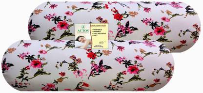 ACTOS Microfibre Bolster Pack of 2 Floral