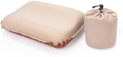 bosig Foam Travel Pillow Pack of 1 Solid 3D Sponge Pillow Automatic Inflatable Pillow