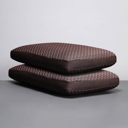 LA VERNE Luxury Memory Foam Geometric Sleeping Pillow Pack of 2