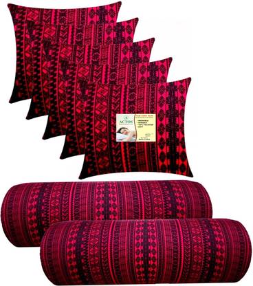 ACTOS Microfibre Bolster Pack of 7 Geometric