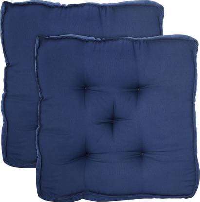 KUBER INDUSTRIES Microfibre Chair Pad Pack of 2 Solid