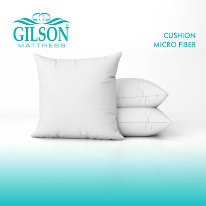 Gilson Microfibre Cushion Pack of 3 Solid 12 x 12 Inch
