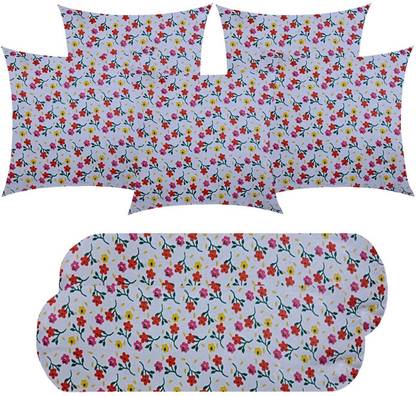 PALVIT Microfibre Bolster Pack of 7 Abstract