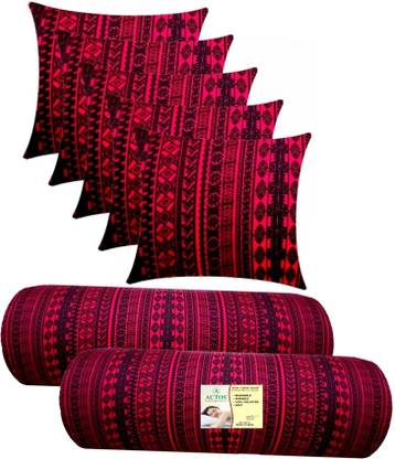 ACTOS Microfibre Bolster Pack of 7 Geometric