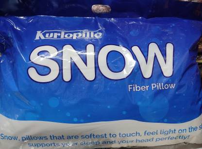 KURLON LIMITED Microfibre, Polyester Fibre Sleeping Pillow Pack of 1 Nature