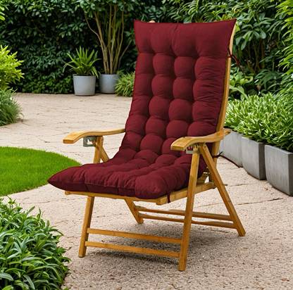 SOFT SNOOZE Microfibre Chair Pad Pack of 1 Solid Soft Ultra Luxury