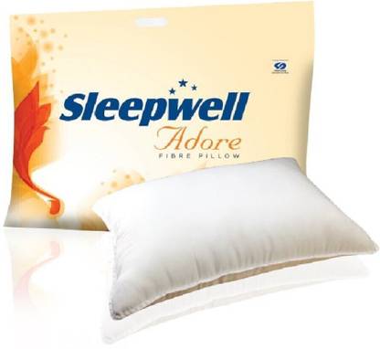 Sleepwell Pillow Set || Comfort And Support Pillow Microfibre Solid Sleeping Pillow Pack of 1