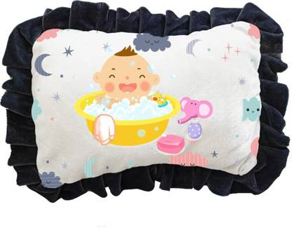 ShopTwiz Polyester Fibre Abstract Baby Pillow Pack of 1