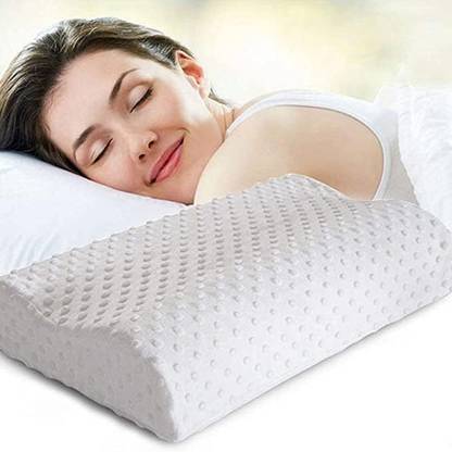 kiyo Memory Foam Orthopaedic Pillow Pack of 1 Solid