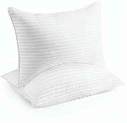 CLOUD C Microfibre Stripes Sleeping Pillow Pack of 2