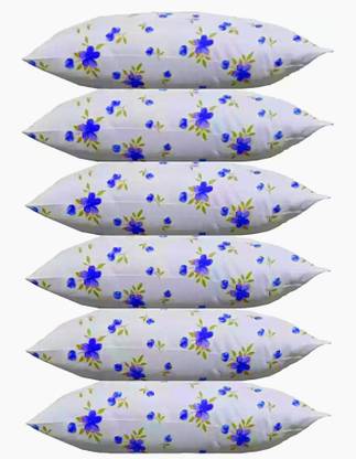 GOGA LUXURY Cotton Solid Sleeping Pillow Pack of 6