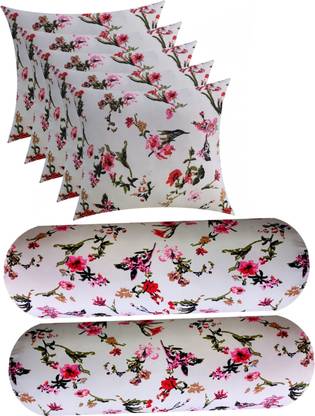 ACTOS Microfibre Cushion Pack of 7 Floral