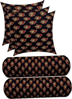 ACTOS Microfibre Bolster Pack of 5 Floral