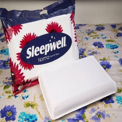 Sleepwell Pillow Set || Comfort And Support Pillow Polyester Fibre Solid Sleeping Pillow Pack of 1