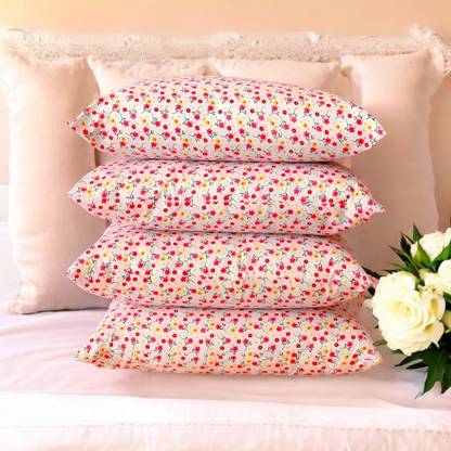 GZZZSD Microfibre Solid Sleeping Pillow Pack of 4