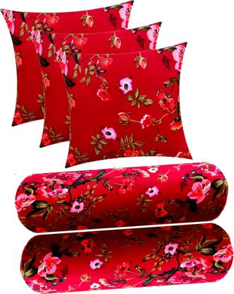 GKM Microfibre Sleeping Pillow Pack of 5 Floral