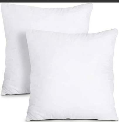 GREAT FOAM Polyester Fibre Cushion Pack of 2 Solid