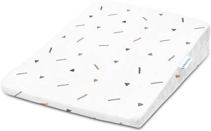 Cherilo Standard Elevated Wedge Pillow for Baby Crib & Mattress, Memory Foam Geometric Baby Pillow Pack of 1