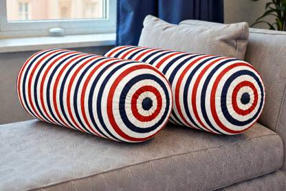 ACTOS Microfibre Bolster Pack of 2 Geometric Combo Set Of 2