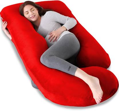 Vijay J SHAPE Polyester Fibre Solid Pregnancy Pillow Pack of 1