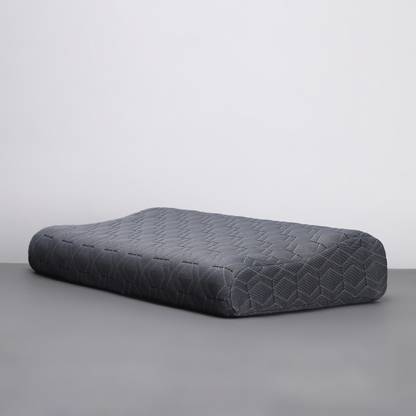 LA VERNE Cervical Contour Memory Stomache / Side Sleepers / Anti-Snoring Memory Foam Geometric Sleeping Pillow Pack of 1
