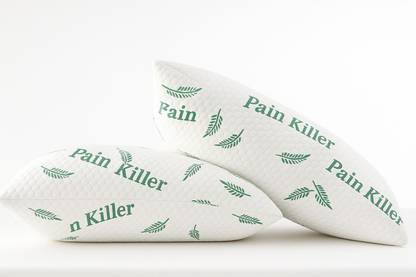 Pain killer ortho mattress Microfibre Sleeping Pillow Pack of 2 Solid Soft Pillows for Sleeping | Memory Foam Pillow Pack of 2 | Neck Pain Pillow