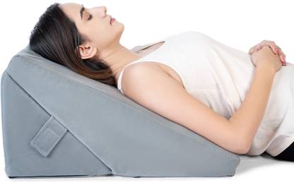 FOVERA Adjustable Memory Foam Bed Wedge Pillow for Legs and Back Support - Acid Reflux, Snoring, Heartburn, Reading - Memory Foam Solid Orthopaedic Pillow Pack of 1