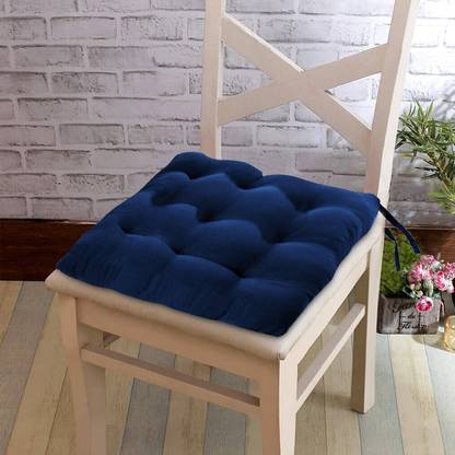 DUGG DUGG Cotton Solid Chair Pad Pack of 1