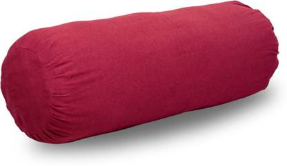 Creative Hub Iyengar Cotton Bolster Pack of 1 Solid Yoga Bolster Pillow 100% Cotton | For Meditation, Vajrasana & Different Asanas