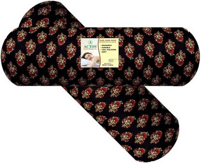 ACTOS Microfibre Bolster Pack of 2 Floral