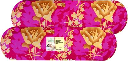 ACTOS Microfibre Bolster Pack of 2 Floral