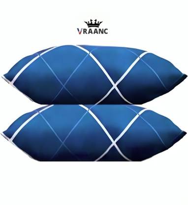 vraanc Luxury Polyester Fibre Abstract Sleeping Pillow Pack of 2