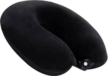 YASHTU Microfibre Solid Travel Pillow Pack of 1