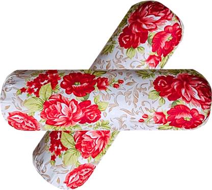 PALVIT Microfibre Bolster Pack of 2 Abstract