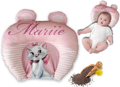 BABY BLOCKS Mustard Seeds Baby Pillow Pack of 1 Animals Mustard Seed Pillow for New Born Baby | Cartoon Print Pillow and Head Shaper |