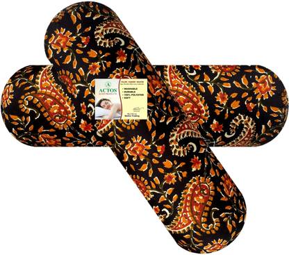 ACTOS Microfibre Bolster Pack of 2 Floral