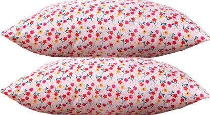 STOMIA Polyester Fibre Sleeping Pillow Pack of 1 Floral