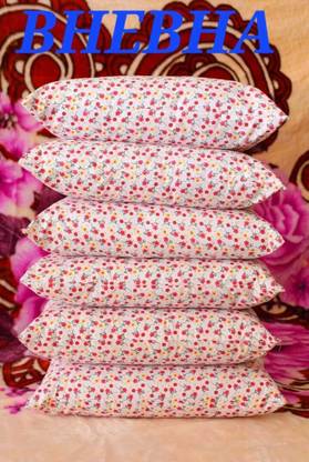 BHEBHA Microfibre Sleeping Pillow Pack of 6 Abstract