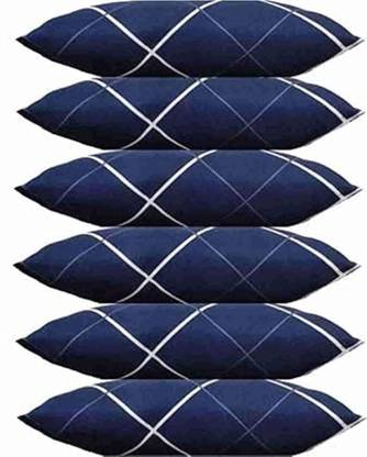 STOMIA Polyester Fibre Solid Sleeping Pillow Pack of 6