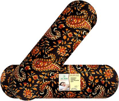 ACTOS Microfibre Bolster Pack of 2 Floral