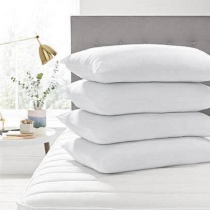 Napwing Microfibre Solid Sleeping Pillow Pack of 4