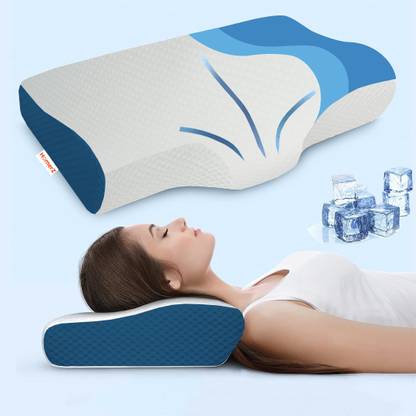 homerz Memory Foam Solid Orthopaedic Pillow Pack of 1