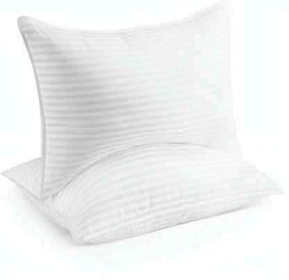 CLOUD C Microfibre Stripes Sleeping Pillow Pack of 2