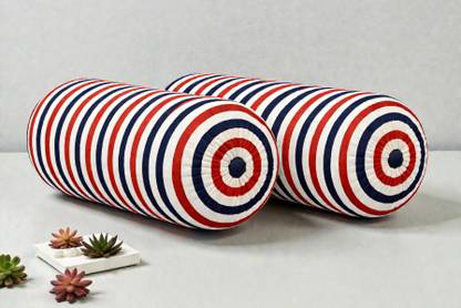 ACTOS Microfibre Bolster Pack of 2 Geometric Combo Set Of 2