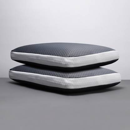 LA VERNE Luxury Memory Foam Geometric Sleeping Pillow Pack of 2