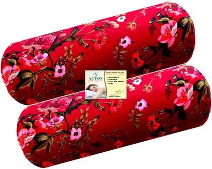 ACTOS Microfibre Bolster Pack of 2 Abstract