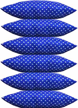 GOGA Cotton Sleeping Pillow Pack of 6 Solid