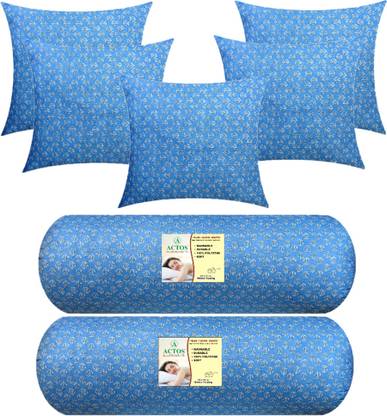 ACTOS Microfibre Bolster Pack of 7 Floral 5 Cuhion 2