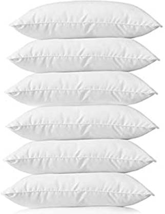 JJ Avatar Polyester Fibre Solid Sleeping Pillow Pack of 6