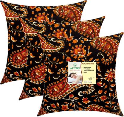 ACTOS Microfibre Cushion Pack of 3 Floral